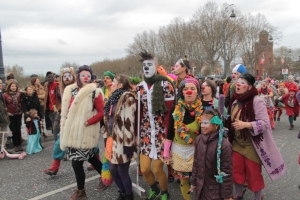 Les clowns hier au Carnaval de Toulouse